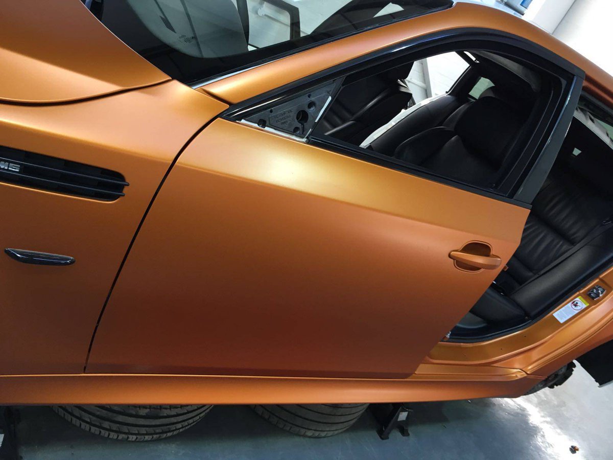 BMWmistress's tweet photo. Yesss!!! @elitewrapsuk is nearly done. Check out the matching detail on the inside of the door  #itsnotpaint https://t.co/TWRsjx3rit