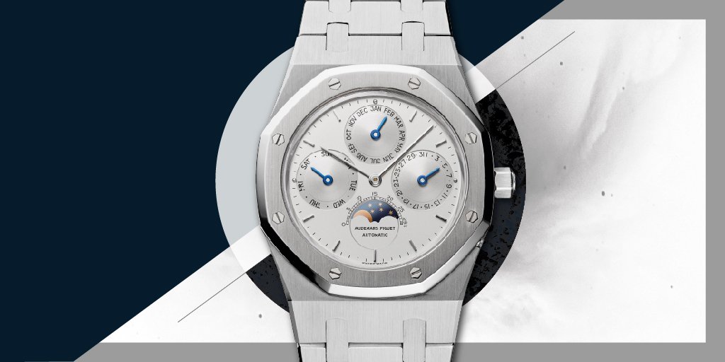 AudemarsPiguet's tweet photo. In an era dominated by round watches AP broke the rules with a radical architectural design #ADayThatBreaksTheRules https://t.co/VXfxWurejx