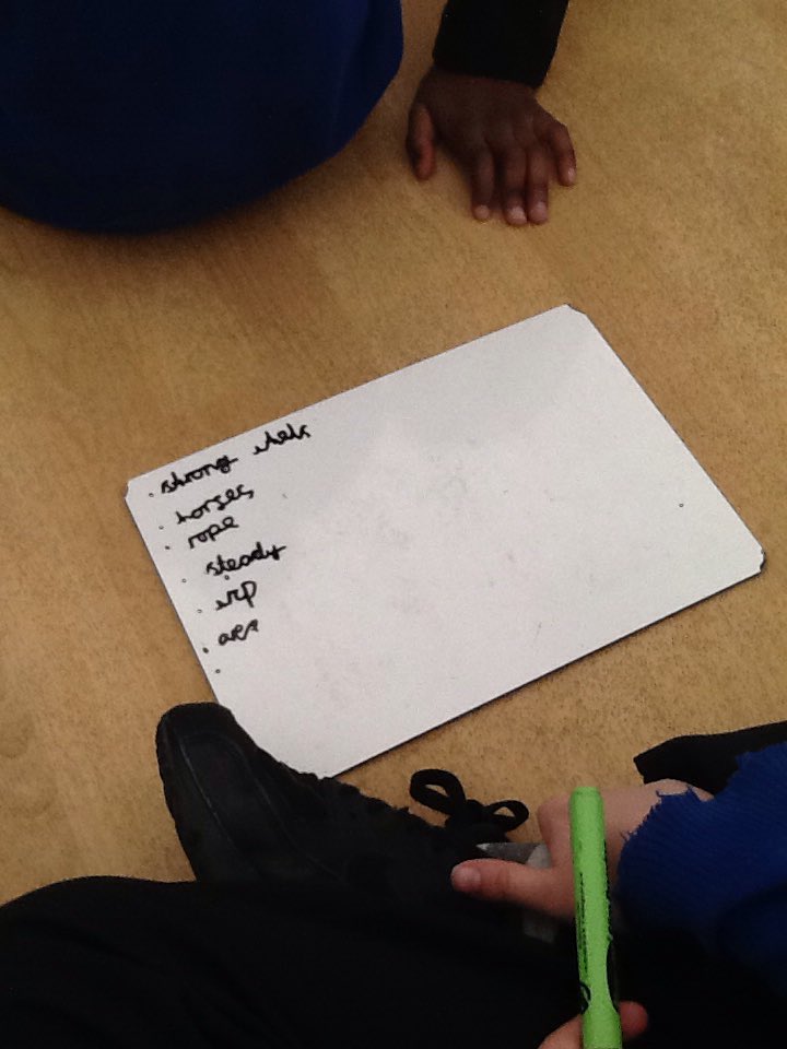 We're getting creative in Y3&amp;4 to brainstorm ideas. This week we are building chariots as part of our Roman topic