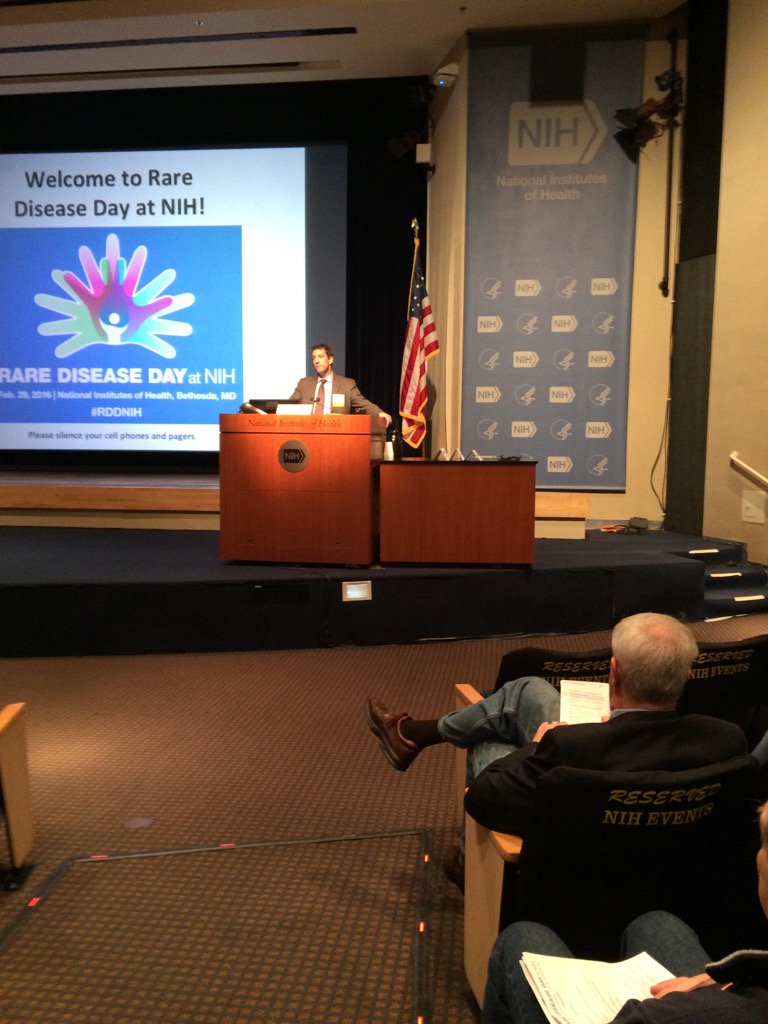 AngelmanDC's tweet image. #RDDNIH Dr Austin moral imperative- treatments for all rare diseases in 20 years. Alex will be 48.