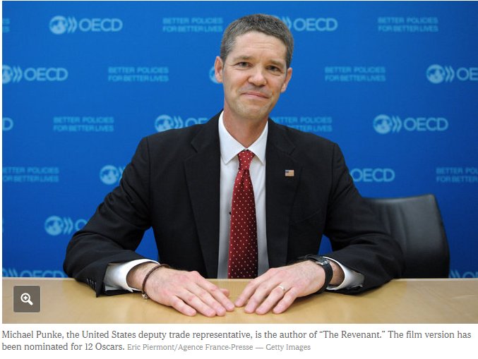 BookTV's tweet image. Profile of Michael Punke, author of #Revenant and deputy @USTradeRep via @nytimes nyti.ms/1pkIUxH