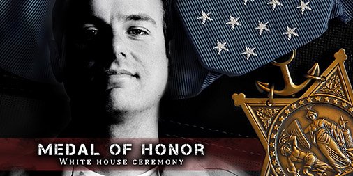 USNavy's tweet image. LIVE 11:10A ET: Watch #USNavy SEAL Senior Chief Edward C. Byers Jr. receive #MedalOfHonor - 1.usa.gov/21BuKWN