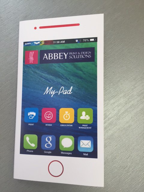 AbbeyPrinters's tweet photo. Love the My pad, fab to advertise your business #Leeds# #Printing# https://t.co/v2Dy5hlsut