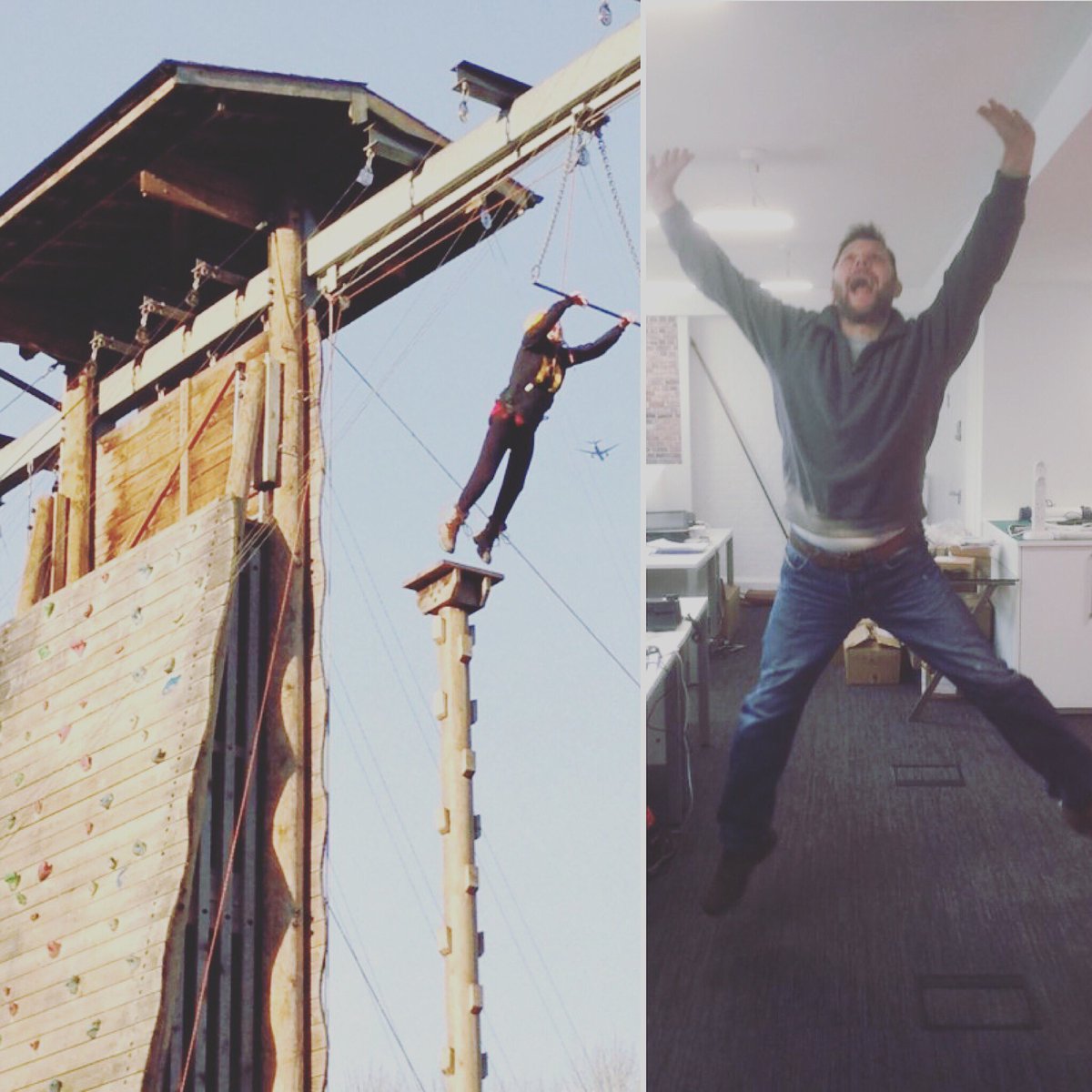 empowerachilduk's tweet photo. It's Leap Day! Husband + wife, very different approach 😂 Send us ur serious or silly #leap4africa. https://t.co/5f6KOFUywN