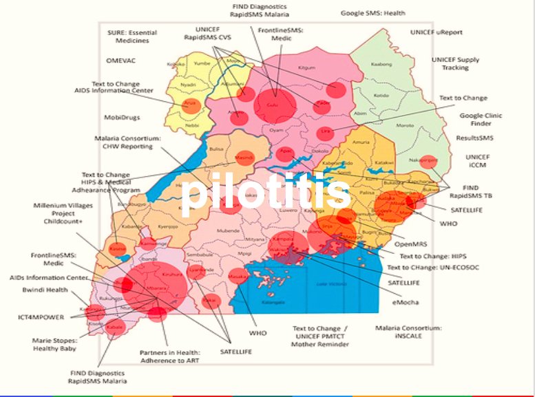 '100+ health pilots in Uganda. #pilotitis is a symptom of #digitaldev incentives in #globaldev.' #DigitalPrinciples