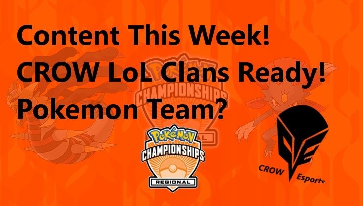EsportsCrow's tweet photo. CROW News 2/29/16 https://t.co/g6hhnGlb5Y https://t.co/1LVkYkqlJ9