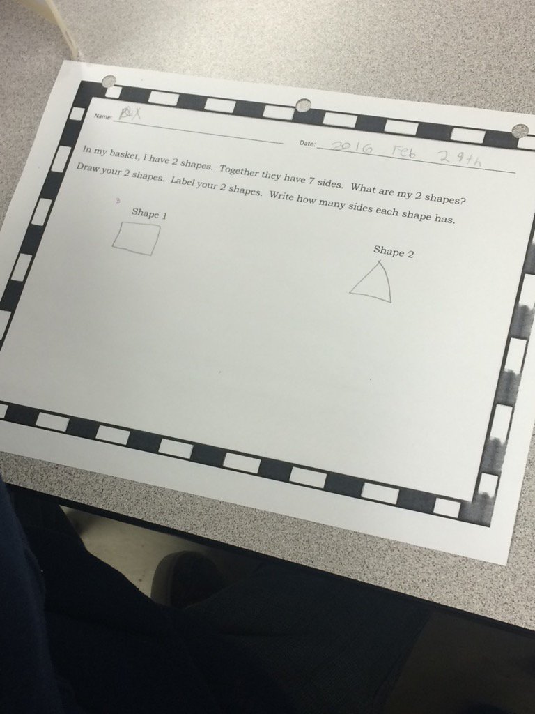 KingGeorgeLKDSB's tweet photo. Our grade 3s embark on a rich math task journey - many places to begin and many results possible. #richlearning https://t.co/qc2Wuisvgm