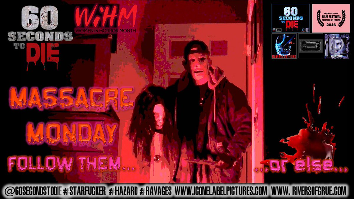 EmilieFlory's tweet photo. #MassacreMonday #talentsloop @ZombieMailman @RedMapleExLT @RiverCityOtter @MFFHorrorCorner @FriscoKidTX @cjzisi #RT https://t.co/i6Fdk4Fd6m