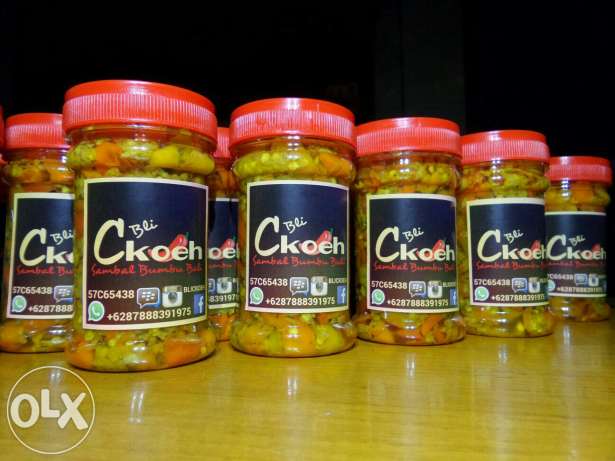 SAMBAL BUMBU BALI "SAMBAL SUNA CEKUH kini trsedia dlm bntk botol monggo yg penasaran pedasnya boleh dicoba 30k