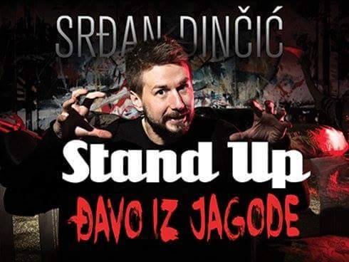 Срђан Динчић - Ђаво из јагоде - Stand up вече у биоскопу ,,Звезда" 05. марта  у 20 сати. Цена  350 дин.