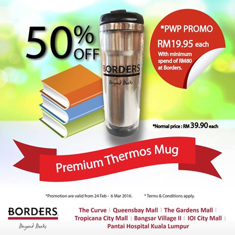 Borders_MY's tweet photo. Enjoy 50% off with minimum purchase of RM80 at any BORDERS stores. https://t.co/6nreXrYgAd