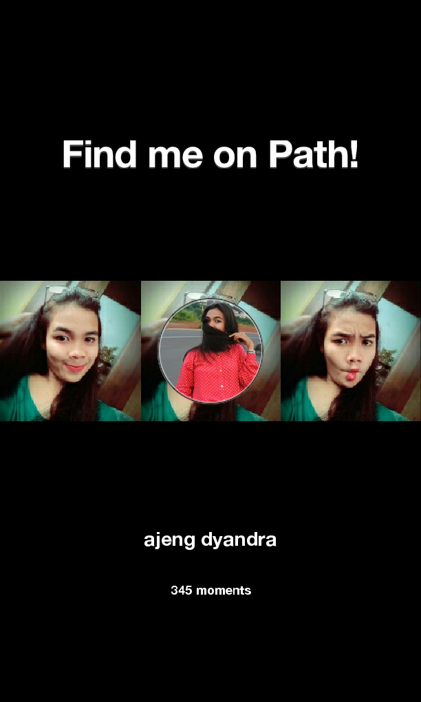 ajengputdyan's tweet photo. I've shared 345 memories with my friends on #Path - see them now at https://t.co/9QoVsaiLx2! #thepersonalnetwork https://t.co/lS6RZcZ4sp