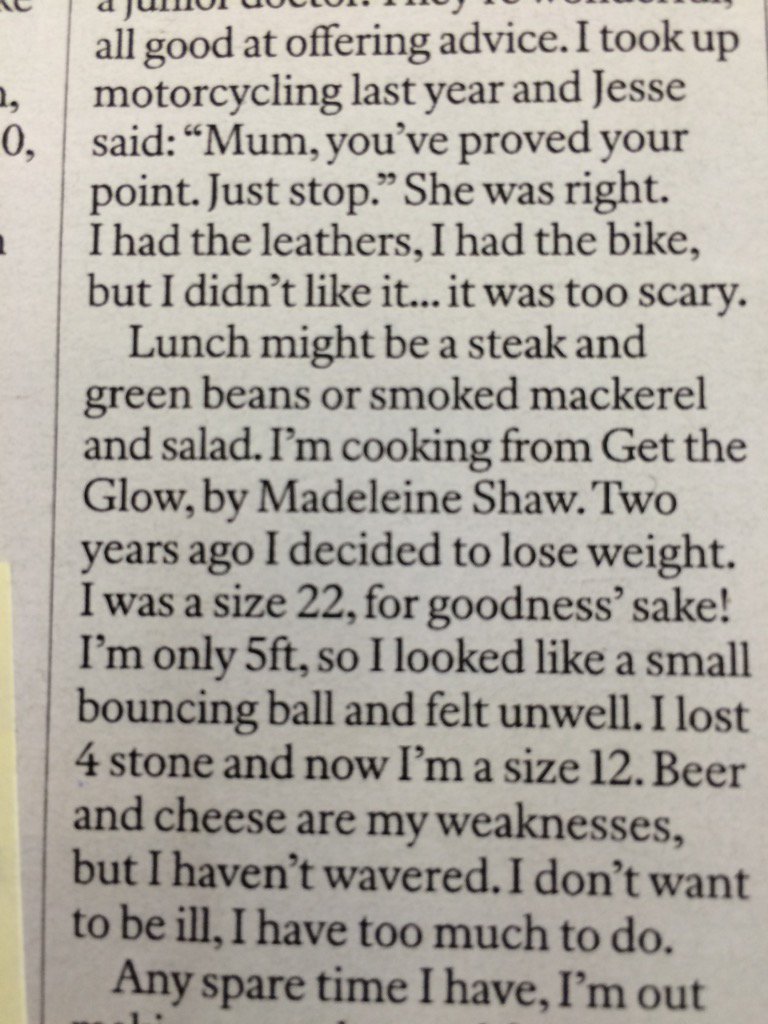 markmc1's tweet photo. Good to see @sanditoksvig has excellent taste in cookbooks! @madeleine_shaw_ https://t.co/j96nYNzTQn