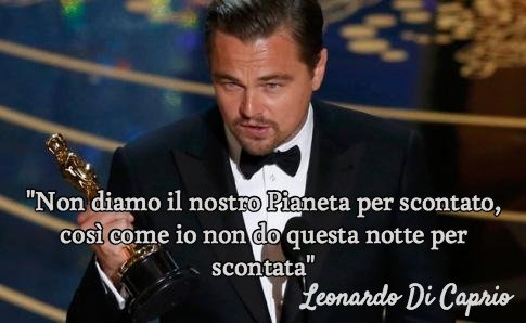 VeronicaClima's tweet photo. "Non diamo il nostro #Pianeta per scontato, così come io non do questa notte per scontata" #CongratsLeo! https://t.co/Y6GGEPqSaH
