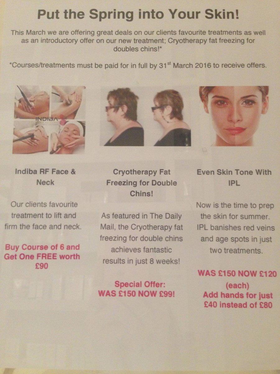 SkinAssociates's tweet photo. PUT THE SPRING INTO YOUR SKIN THIS MARCH! https://t.co/JRQQbQsY8l
