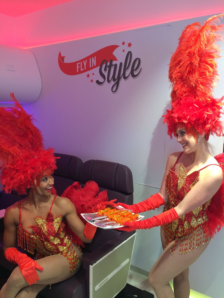 FrancescaMacV's tweet photo. @VirginHolidays @VirginAirline @richardbranson New style uniform? Love these 😍✈️❤️ #virgin #flyinstyle @thedancemob https://t.co/PDvuSkcz2y