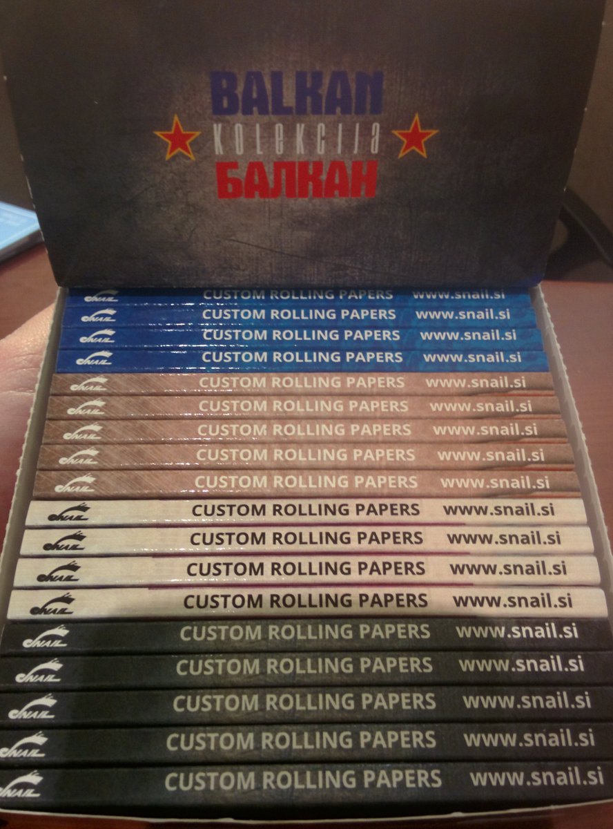 snailpapers's tweet photo. Need some original papers with unique motive?
#balkancollection #snail #snailrollingpapers #DIY #nostalgia https://t.co/USa0boM81W