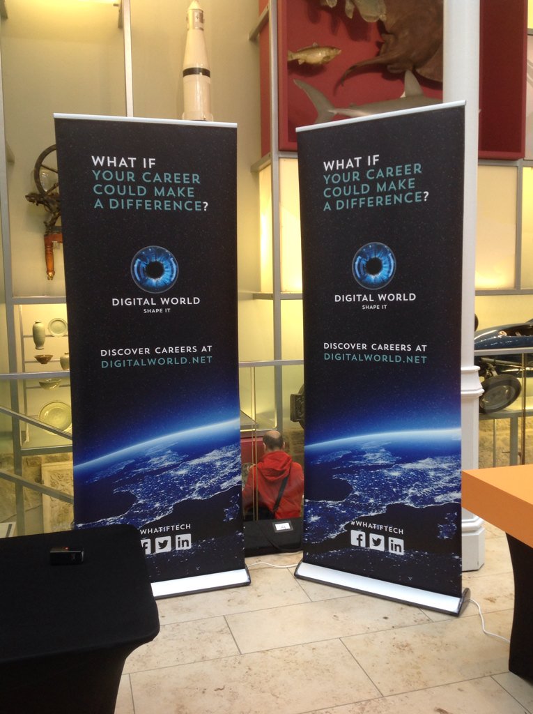 EdSciFest's tweet photo. Lots of great information at #CareersHive! @DigitalWorldHQ are here to chat #WhatIfTech https://t.co/pEkK05e31T