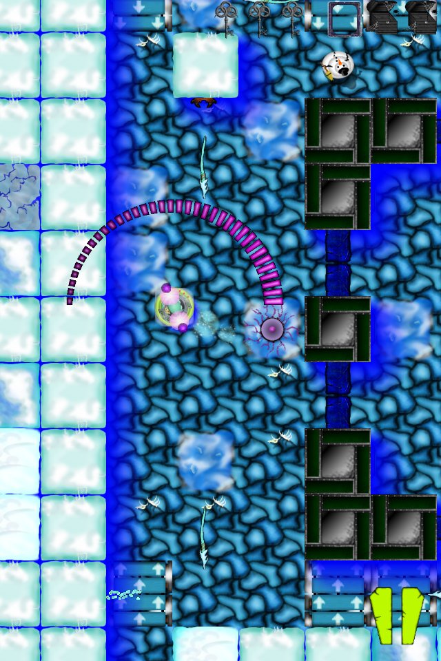 It's a nice winter day here. Not as dangerous as the Ice Cave levels in our #AlienExplorer game though. #gaming