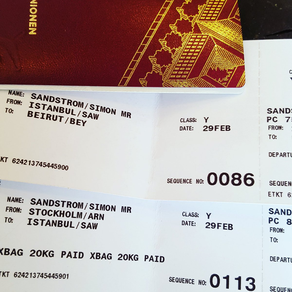 Snart lyfter vi mot Beirut via Istanbul! 💚 #simoneliaslebanon #volunteeringlebanon