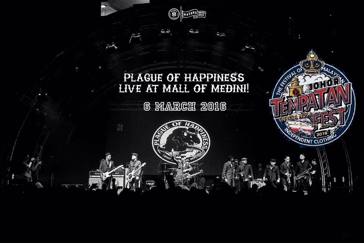 PLAGUE OF HAPPINESS 
LIVE AT TEMPATAN FEST JOHOR BAHRU!
PHOTO CREDIT: Masbro Photography
#tempatanfest #tfjohor16