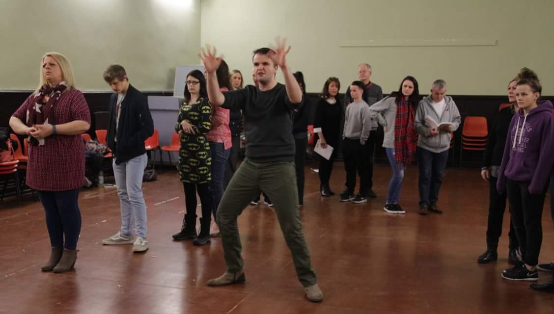 LADOS_WestSide's tweet photo. Jazz hands from Daryl @lovermob , his talents with the ladies of Eastwick are boundless @theegreatscot https://t.co/xMzj8yak76