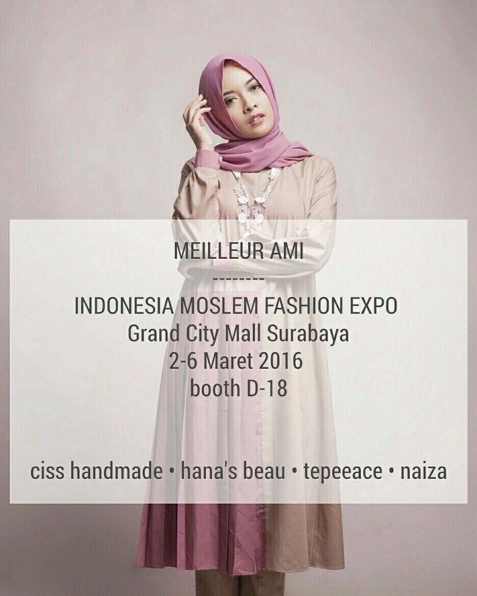 Tepeeace and friends going to participate Indonesia Moslem Fashion Expo at Grand City Surabaya!!! Be there 😘