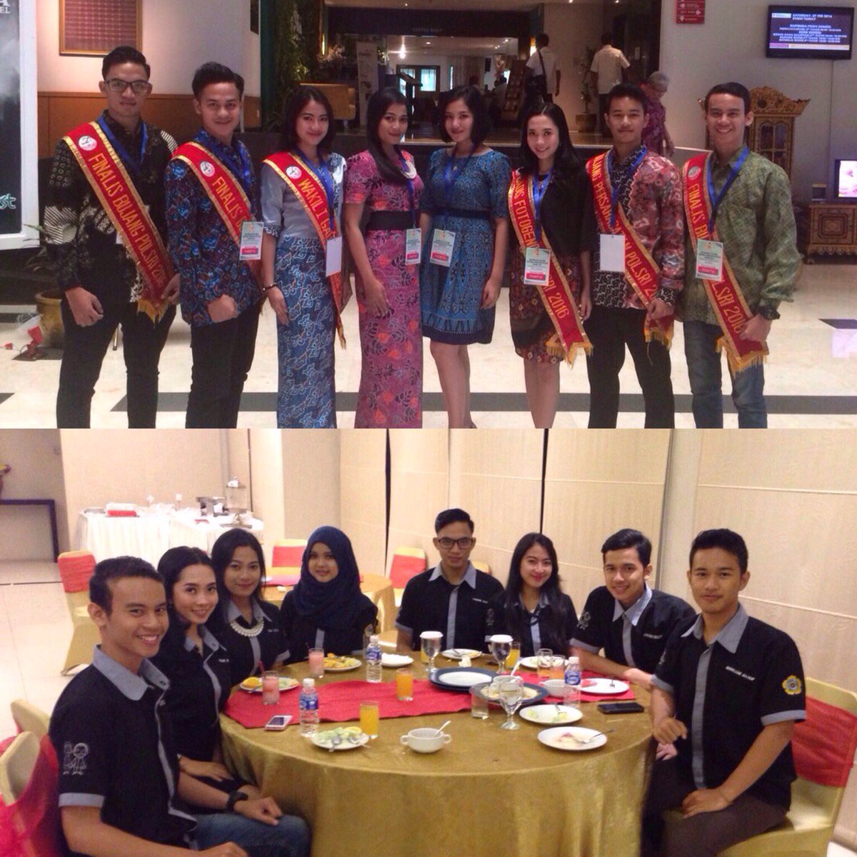 Malam, tanggal 26 &amp; 27 Februari 2016, 4 pasang BGPolsri 2016, hadir dalam acara KONI, di Daira Hotel PLG. #BGPolsri