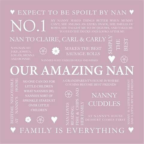 evrylittldetail's tweet photo. Maybe you want to tell your #nan or #grandma how marvellous she is this #mothersday DM to order! @UKBusinessRT #nan https://t.co/Q0FVsSRhvz