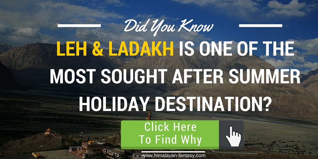 Did you know Leh &amp; Ladakh is one of the most sought after #SUMMERHOLIDAY DESTINATION? bit.ly/1KRQdHe