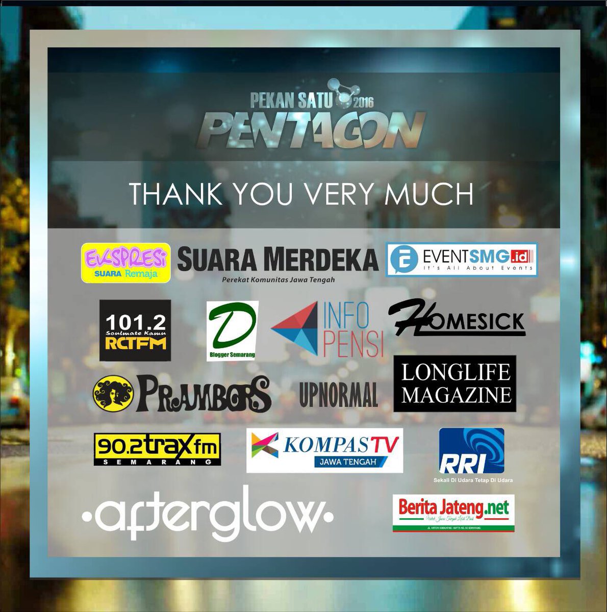 pekansatu2017's tweet photo. Thanks Media Partner !!!

We look forward to working with you in the future! https://t.co/nWuhw0kHFX