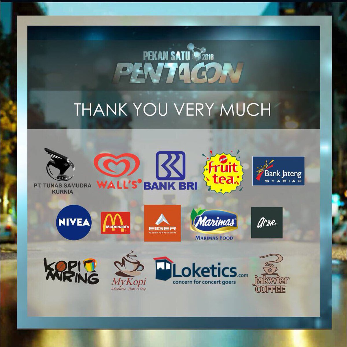 pekansatu2017's tweet photo. Thanks Sponsor !!!

We look forward to working with you in the future! https://t.co/2BCFBBgLsr