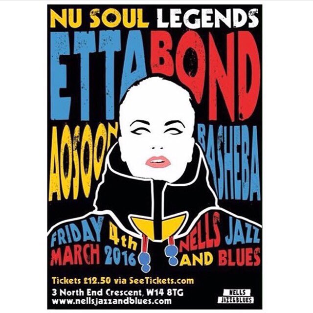 Nusoullegends's tweet photo. Have you got your tix yet? #ettabond #aosoon #basheba @NellsBlues https://t.co/uNTmnklono #nusoullegends #londongigs https://t.co/csgtU9iw99