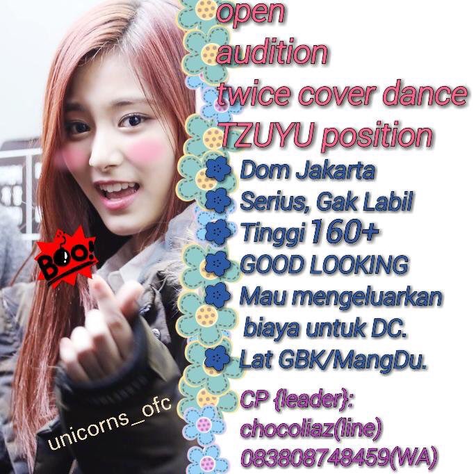 <a href="/ExG_DC/">ExoticGeneration</a>  [Help RT] open audition tzuyu position. Cek pict. Thanks^.^