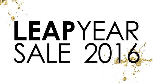 Leap day sale - tale 29% of any $50 purchase on our site or in-store code LEAP16. srtl.co/L1E