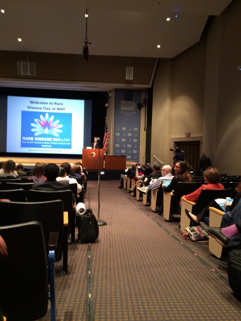 AngelmanDC's tweet image. #RDDNIH Angelman syndrome at Rare Disease Day NIH honoring patients voice with Dr Collins