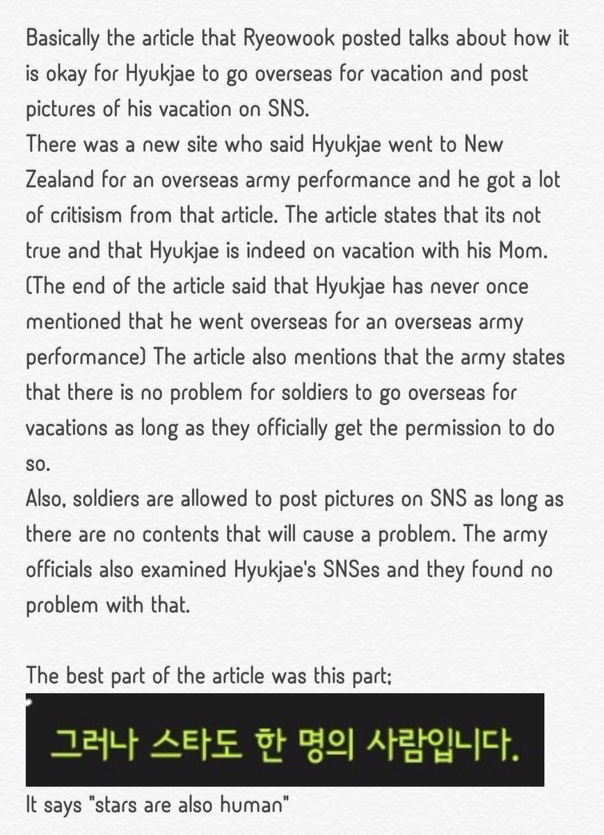 teukables's tweet photo. Rough translation of the article about Hyukjae that Ryeowook tweeted... https://t.co/D3aoX6j3Jl
