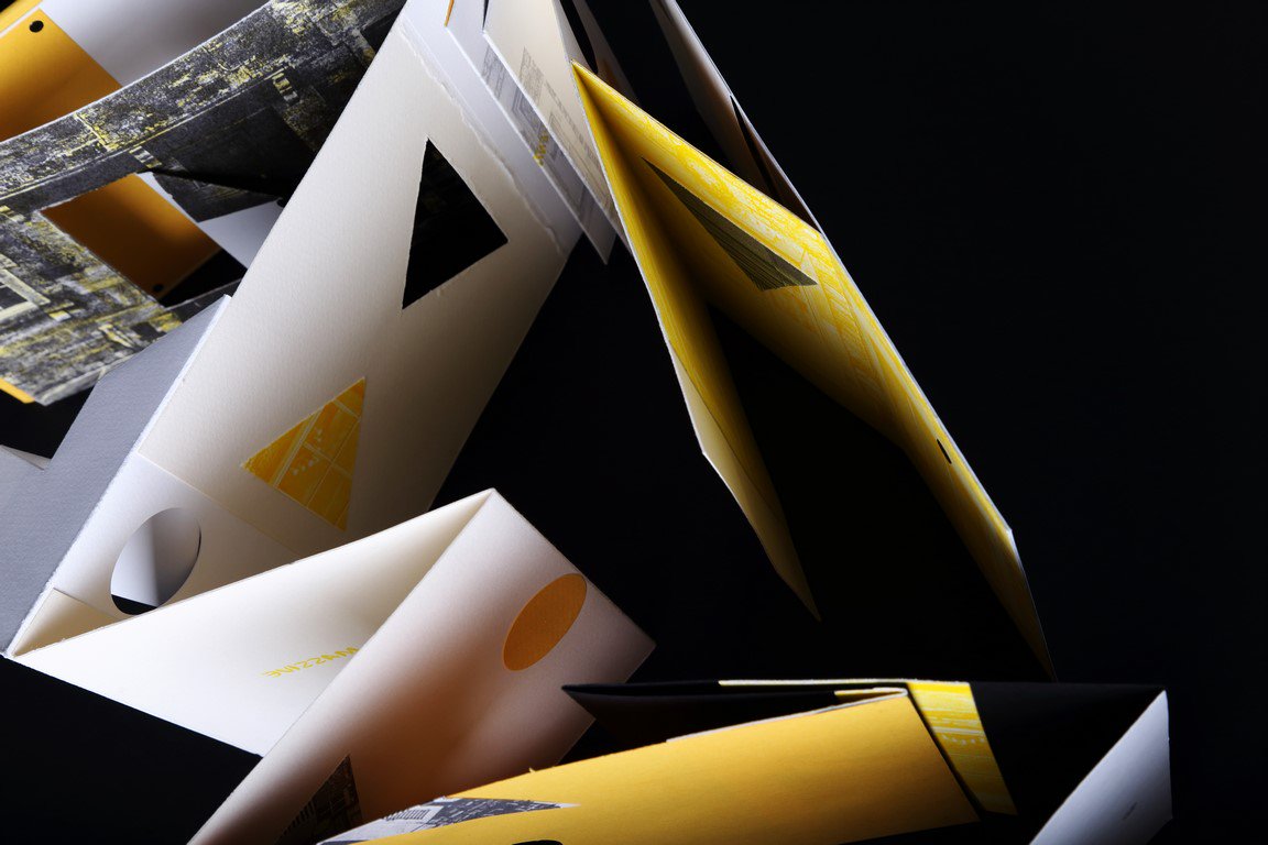 Another Artist book of mine.  Yellow 'Architect'. <a href="/UWEBristol/">UWE Bristol</a> <a href="/uwedrawingprint/">uwe drawing & print</a> @UWEPhotography @jehlersart