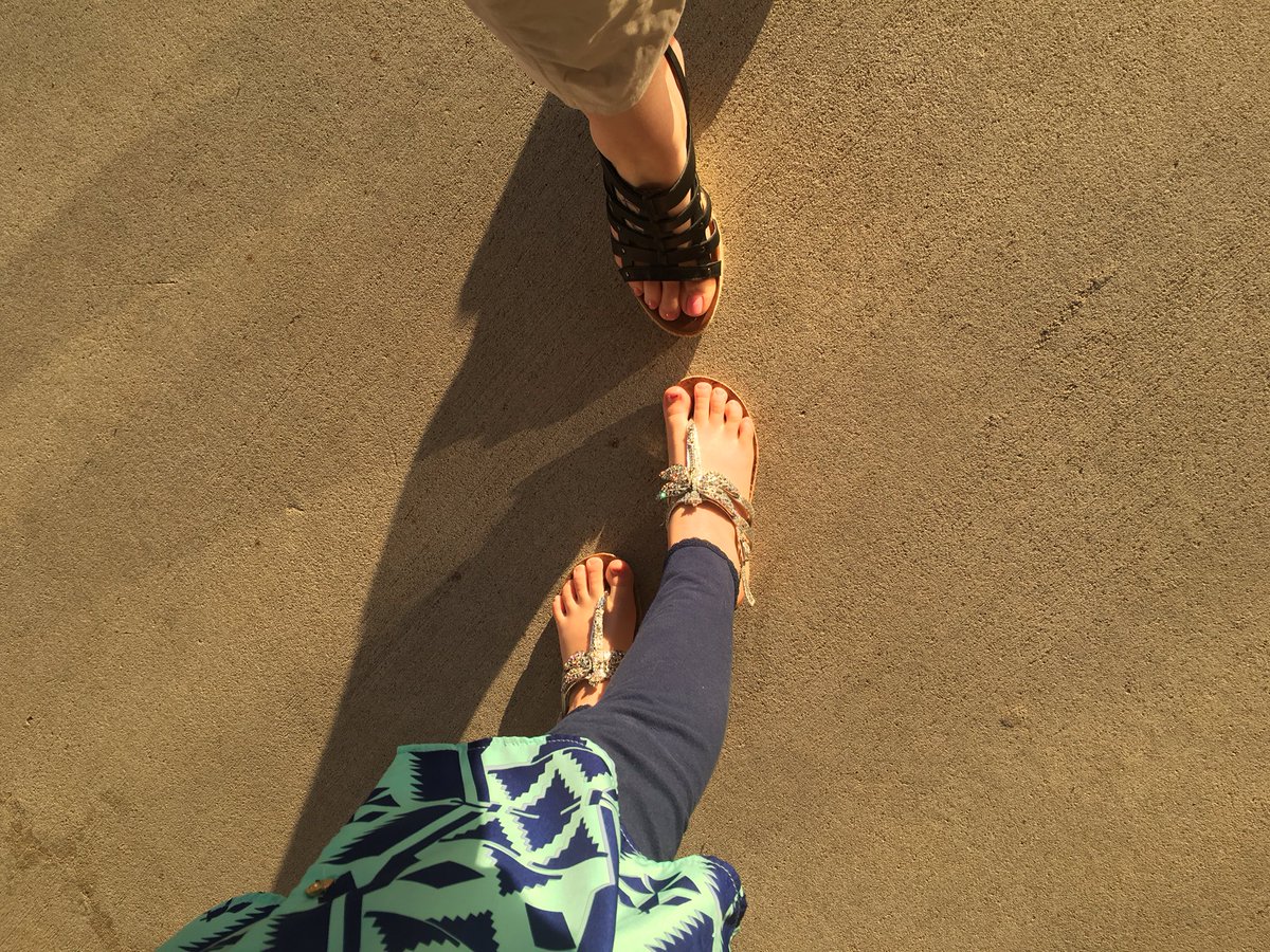 Fearless_Teach's tweet image. This student runs up &amp;amp; says, "You know what's great about today?" What? "It's cute sandal weather!" Indeed!