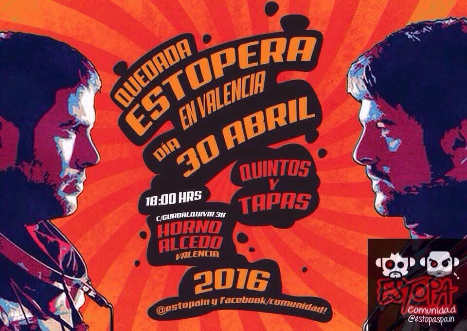 EstopaShop's tweet photo. Señores! Qué hacéis el 30 de abril? #asktopero https://t.co/BhLA0Ljbpi