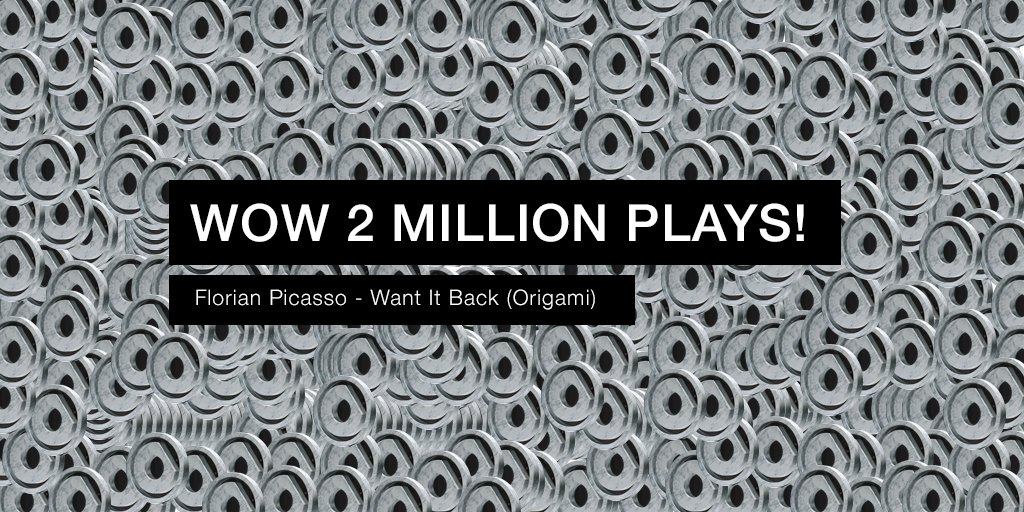 ProtocolRec's tweet photo. CONGRATS! @florianpicasso for reaching 2M plays on @Spotify with 'Want It Back’ ► https://t.co/mXV8gJMN9l https://t.co/ki1vf381hk