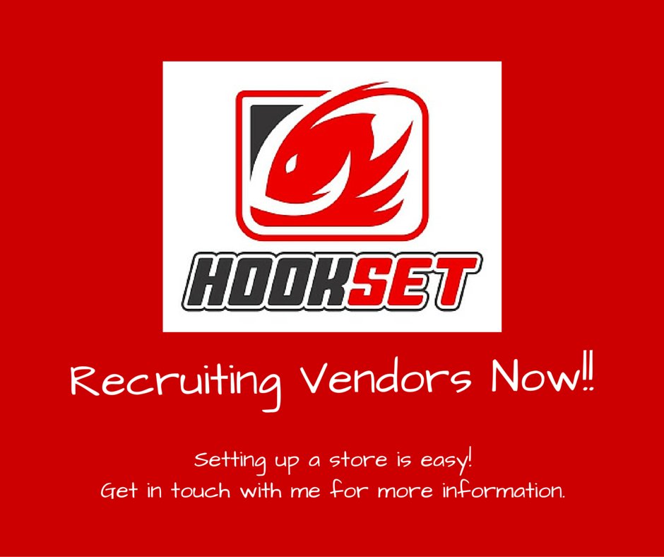 Inquire today about becoming a vendor.  It's easy! #fishing #onlinestore