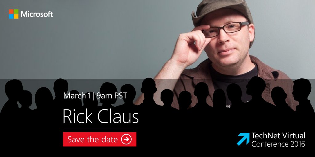 Azure's tweet image. 3 days of tech inspiration with @maryjofoley, @RicksterCDN &amp; more! March 1-3 msft.it/6017BdMiS #TechNetVC