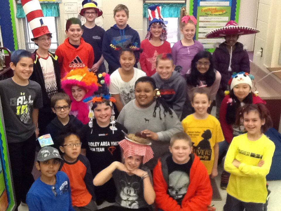 We had a blast with our crazy hats and hair!