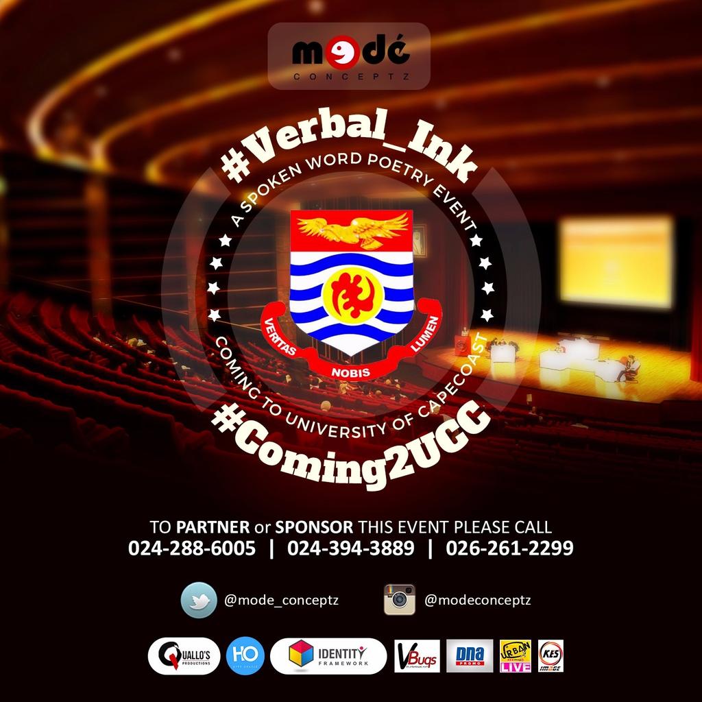 Psalm_one's tweet photo. @LaudDePoet and @Mode_Conceptz would be having an event inside UCC. #VerbalInk. More Details to follow. #Vimming https://t.co/ptlJ4t0g68