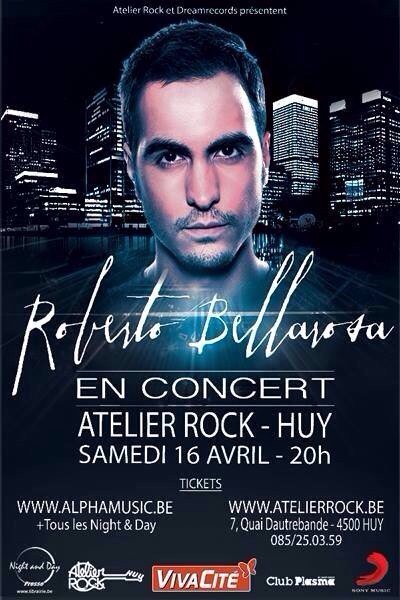 GhislaineMockel's tweet photo. @RobertoBella01 seras le 16/4en concert a l atelier Rock a Huy 😀venez nombreux!! tarder pas a acheter vos places 😊👍 https://t.co/YwVlnvOCO3
