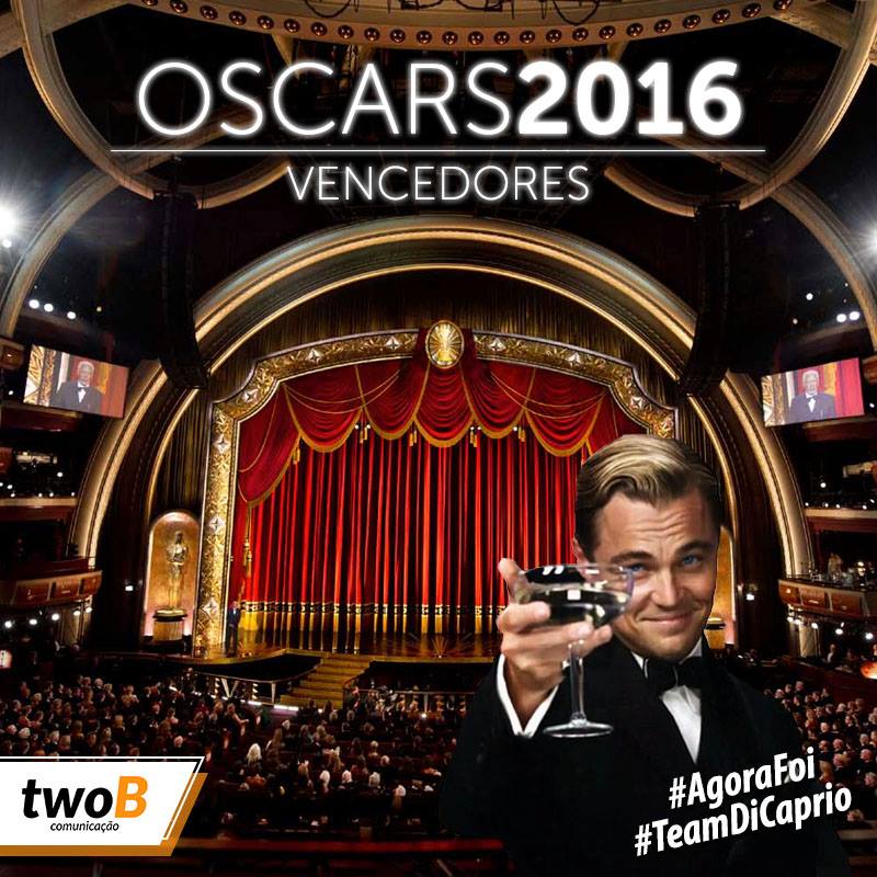 TwoBdigital's tweet image. Confira todos os vencedores do Oscar goo.gl/atJXWU #Oscars2016 #AndTheOscarGoesTo #TeamDiCaprio #Oscars