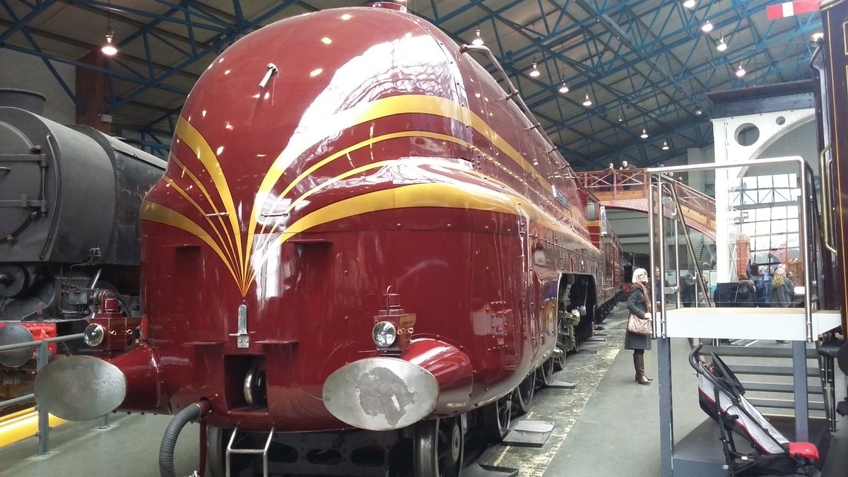 SueHayward5's tweet photo. @Archatgs if you like trains, how about this? #duchessofhamilton #coronationscot National Rail Museum. https://t.co/jXnj30O13S