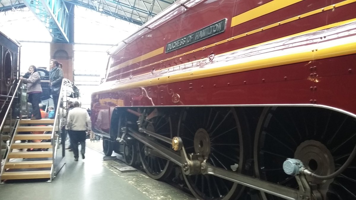 SueHayward5's tweet photo. @Archatgs if you like trains, how about this? #duchessofhamilton #coronationscot National Rail Museum. https://t.co/jXnj30O13S