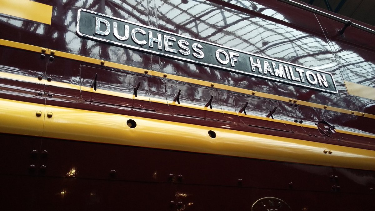 SueHayward5's tweet photo. @Archatgs if you like trains, how about this? #duchessofhamilton #coronationscot National Rail Museum. https://t.co/jXnj30O13S
